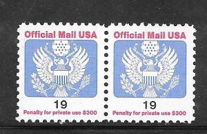 #O147 MNH Official Pair