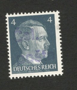 CZECHOSLOVAKIA-GERMANY- MNH STAMP, 4 -OVPT. Čsl. pošta LIBERATION LOCALS-1945