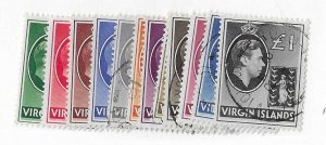 Virgin Islands Sc #76-87 complete set  used VF