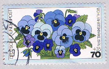 Germany B536 Used Pansies (BP19522)