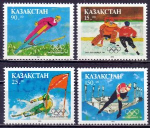 Kazakhstan. 1994. 37-40. Winter Olympic Games. MNH.