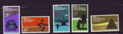 New Zealand Sc 495- 9 1972 Anniversaries stamps mint NH