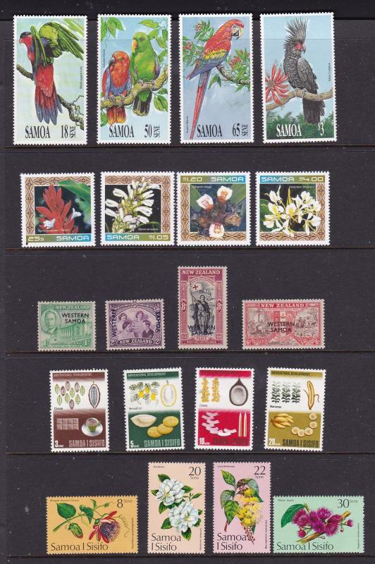 Samoa a few mint sets etc