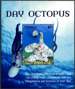 2020 Tuvalu Day Octopus SS(Scott NA) MNH