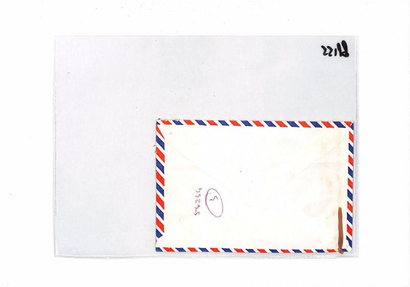 BAHAMAS Nassau POSTAL STATIONERY CUT-OUT Commercial Airmail Cover 1973 BP155