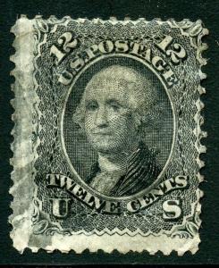 UNITED STATES SCOTT#97  12c WASHINGTON  USED