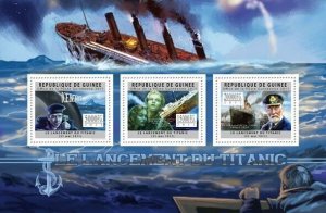 Guinea 2011 - Centenary of the Titanic I.  Y&T 6095-6097, Mi 8963-8965