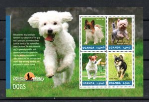 UGANDA - 2014 - M/S - DOGS - DOMESTIC ANIMALS -
