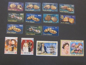 Cook Islands 1978 Sc O16-31 set MNH