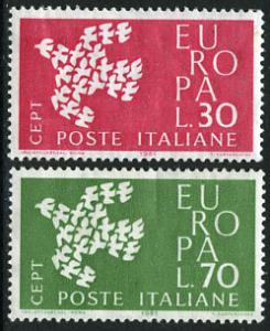 Italy 845-6 MNH  - Europa 1961