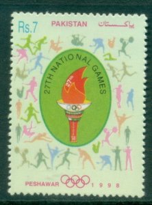 Pakistan 1998 The 27th National Games, Peshawar MUH