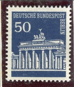 GERMANY; BERLIN 1966-67 Buildings issue MINT MNH Unmounted 50pf. value