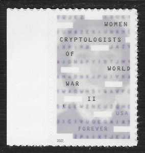 US #5738 (60c) Women Cryptologists-Woman & Japanese Purple Code~MNH