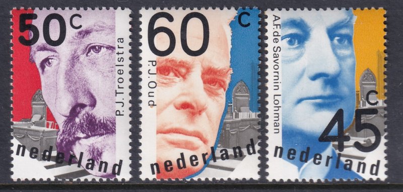 Netherlands 594-596 MNH VF