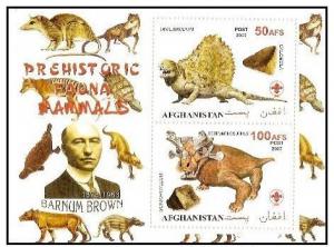 AFGHANISTAN SHEET DINOSAURS