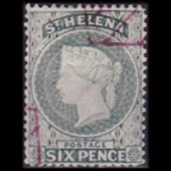 ST.HELENA 1889 - Scott# 6 Queen Victoria Set of 1 Used