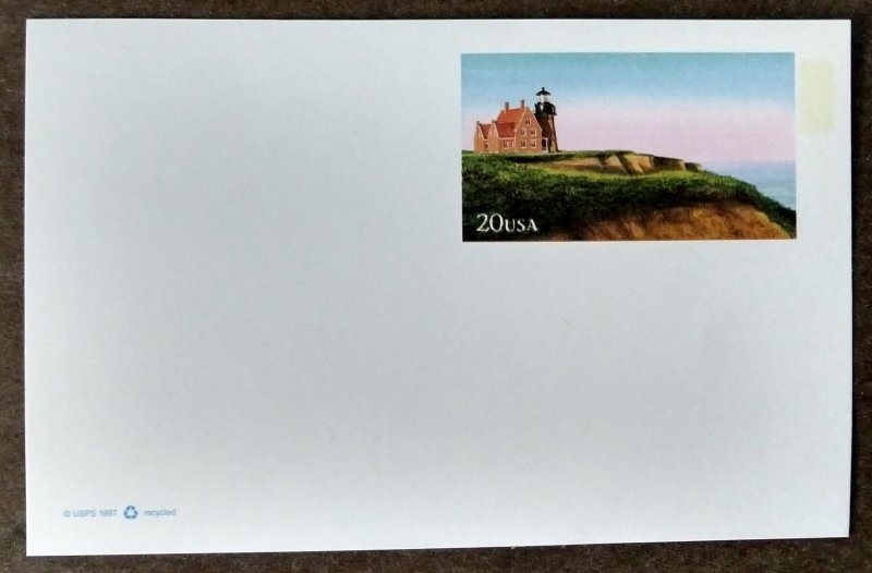 United States #UX306 20c Block Island Lighthouse MINT (1999)