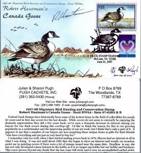 Pugh Designed/Painted Hautman's Canada Goose signed...18 of  93 created!!