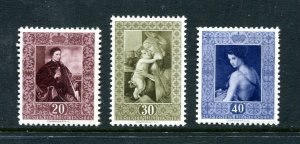 x0565 - LIECHTENSTEIN 1952 Sc# 261-3 Set. Mint MNH (Value $75)