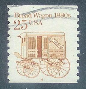 US #2136 Bread Wagon Used PNC Single plate #4