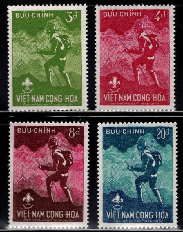 South Viet-Nam Scott 124-127  Boy Scout Jamboree set MNH**