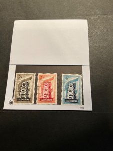 Stamps Luxembourg Scott #318-20 used