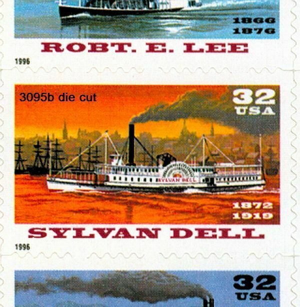 1996 Riverboats Sc 3095b SPECIAL DIE CUT UL plate number