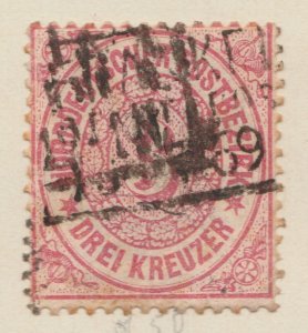 German States NORTH GERMAN CONFEDERATION 1869 3kr Used Stamp A29P39F37685-