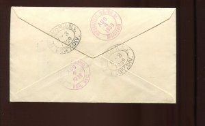GREECE AMBASSADOR WILHELM VON MUNTHE AF MORGENSTIERNE SIGN REGISTER COVER LV2085