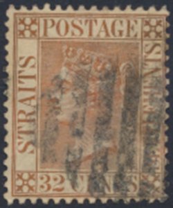 Straits Settlements    SC# 56 Used   shade?? see details & scans