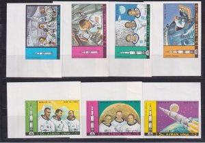 Ajman 1970 - Apollo Programme - Apollo 1 - 12 - IMPERF MNH Set