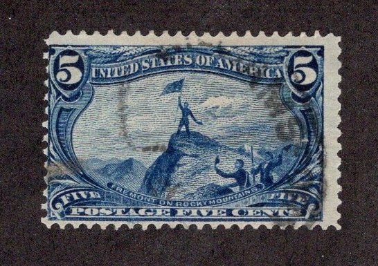 US #288 Five Cent Trans-Mississippi AVG/U ~jm-1533