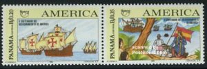 Panama 1992, UPAEP, discovery 2v [:], MNH