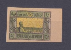 1919 Azerbaijan 3xb Farmer and sunrise