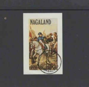 NAGALAND OF INDIA 1972 NAPOLEAN MINT VF NH O.G S/S CTO (6nag)