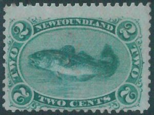 88353 - CANADA: Newfoundland - STAMP: Stanley Gibbons #  25 -  MINT Hinged FISH