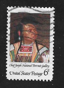 SC# 1364 - (6c) - American Indian, Chief Joseph, used single