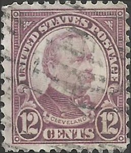 # 693 Used Brown Violet Grover Cleveland