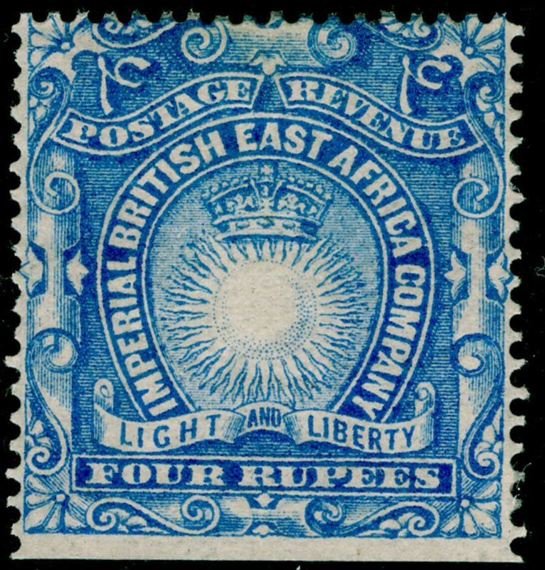 BRITISH EAST AFRICA SG18, 4r ultramarine, M MINT. Cat £12.