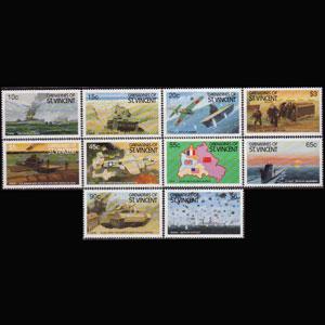 ST.V.G. 1990 - Scott# 685-94 WWII Battles Set of 10 NH