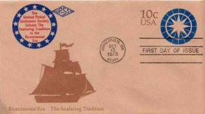 United States, First Day Cover, Postal Stationery, Ships