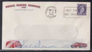 Canada - Mar 31, 1958 Vancouver, BC Local Delivery Cover