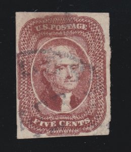 US 12 5c Jefferson Used VF SCV $700