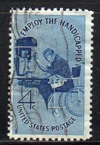 United States 1155 - Used - Hire the Handicapped (1)