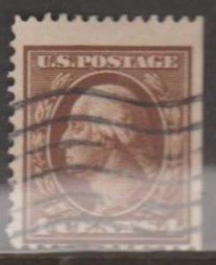 U.S. Scott #374-376-377-378 Franklin & Washington Stamp - Used Set of 4