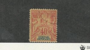 Senegal, Postage Stamp, #48 Used, 1892 French Colony