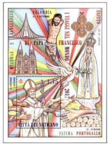 2018 - VATICAN -  Pope Francis journey,  sheet  - MNH**