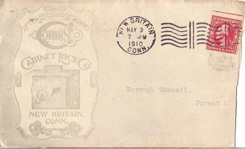 United States Connecticut New Britain, Conn. 1910 Columbia Machine Type AG  2...