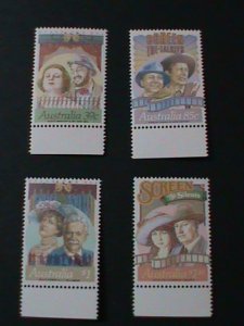 ​AUSTRALIA-1989 SC#1142-5 STARS OF STAGES & SCREEN -MNH VERY FINE-LAST ONE