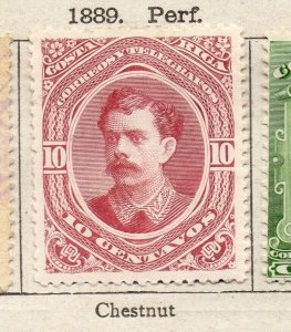 Costa Rica 1889 Early Issue Fine Mint Hinged 10c. NW-264735